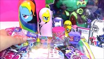 MLP My Little Pony Mane 6 Toys Surprise Nesting Dolls! Custom MLP Kids Toys Video