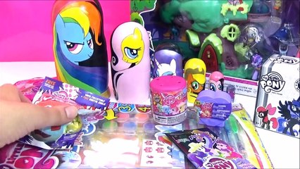 MLP My Little Pony Mane 6 Toys Surprise Nesting Dolls! Custom MLP Kids Toys Video