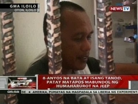 QRT: 8-anyos na bata at isang tanod, patay matapos mabundol ng humaharurot na jeep