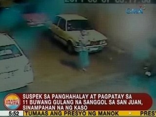 UB: Suspek sa panghahalay at pagpatay sa 11 buwang gulang na sanggol, sinampahan na ng kaso