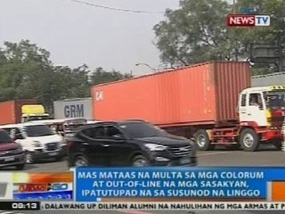 NTG: Mas mataas na multa sa mga colorum at out-of-line, ipatutupad na sa susunod na linggo