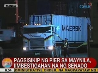 UB: Pagsisikip ng pier sa Maynila, iimbestigahan na ng Senado