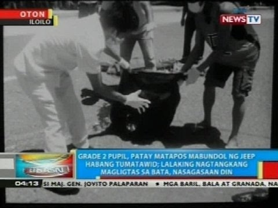 Grade 2 pupil, patay matapos mabundol ng jeep habang tumatawid sa Oton, Iloilo