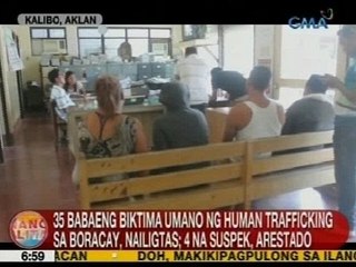 UB: 35 babaeng biktima umano ng human trafficking sa Boracay, nailigtas
