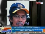 NTG: Ret. M/Gen. Jovito Palparan, nasa NBI na matapos maaresto kaninang madaling araw