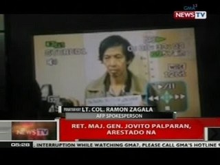 AFP, aminadong nahirapan sa paghuli kay Palparan dahil sa pagiging maingat nito