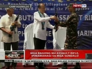 QRT: Mga bagong M4 assault rifle, ipinamahagi sa mga sundalo