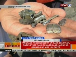 BT: Tangkang panghoholdap sa isang sasakyan, nabulilyaso
