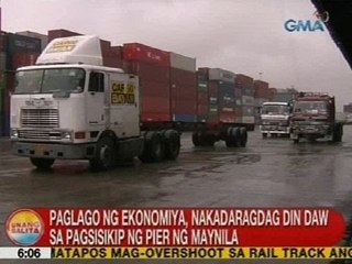 UB: Paglago ng ekonomiya, nakadaragdag din daw sa pagsisikip ng pier ng Maynila