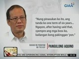 24Oras: PNoy, bukas sa usaping dagdagan ang kanyang termino