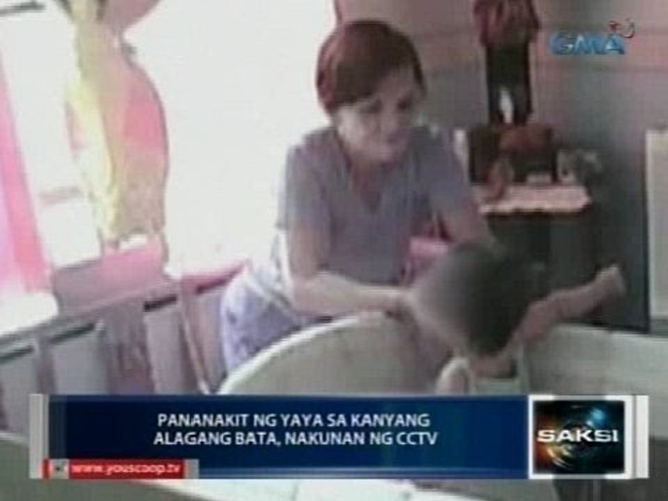 Saksi: Pananakit ng yaya sa kanyang alagang bata sa Bacoor, Cavite, nakunan ng CCTV