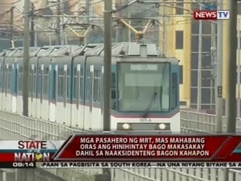 SONA: MRT Train System, luma na pero ligtas pang sakyang, ayon sa DOTC
