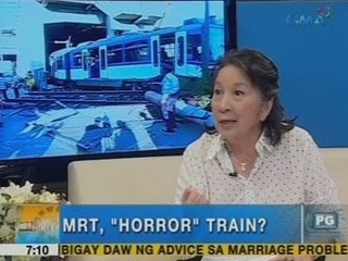 UH: Hirit ni Mareng Winnie: MRT, "Horror" train?