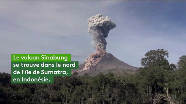 Indonésie : le volcan Sinabung entre de nouveau en éruption