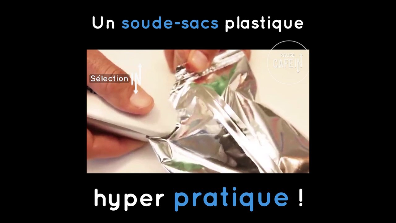 Pour garder tout vos aliments frais ! Voici le soude-sacs plastique 