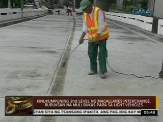 24 Oras: Second level ng Magallanes Interchange, bubuksan na sa light vehicles