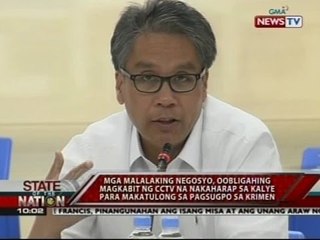 Mga malalaking negosyo, oobligahin magkabit ng CCTV na nakaharap sa kalye