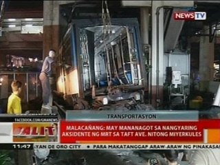 Malacañang: May mananagot sa nangyaring aksidente ng MRT sa Taft Ave. nitong Miyerkules