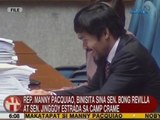 UB: Pacquiao, binisita sina Sen. Revilla at Estrada sa Camp Crame