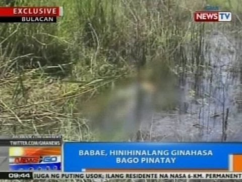 NTG: Babae, hinihinalang ginahasa bago pinatay sa Calumpit, Bulacan