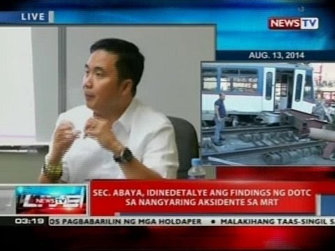 NTVL: Press briefing ng DOTC kaugnay ng mga aberya sa MRT