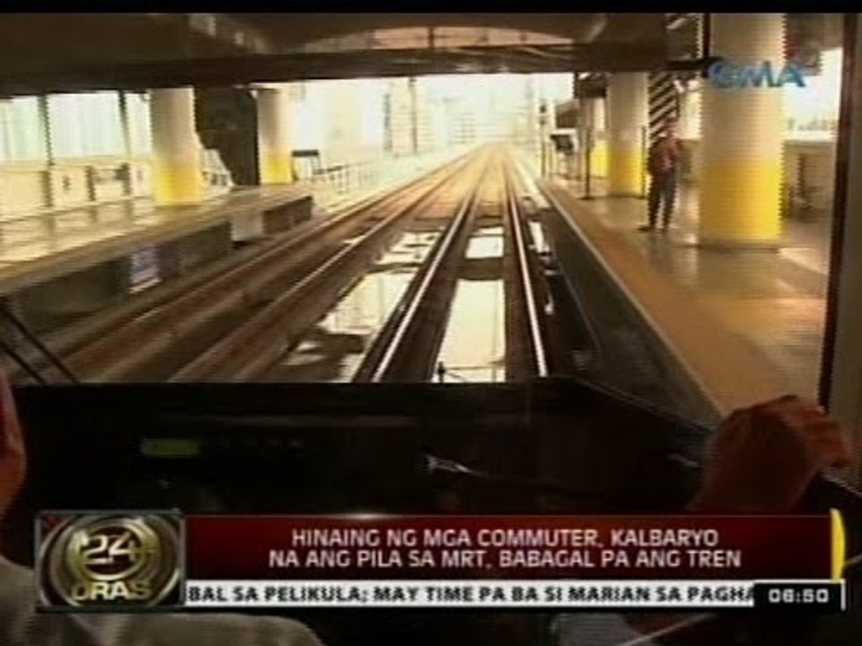 24Oras: Hinaing ng mga commuter, kalbaryo na ang pila sa MRT, babagal pa ang tren