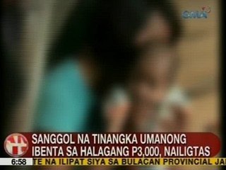 UB: Sanggol sa Negros Occidental na tinangka umanong ibenta sa halagang P3k, nailigtas