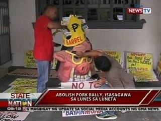 SONA: Abolish Pork rally, isasagawa sa lunes sa luneta