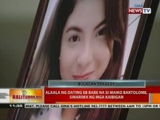 Alaala ng dating EB Babe na si Maiko Bartolome, sinasariwa ng mga kaibigan