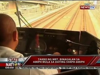 SONA: Takbo ng MRT, binagalan sa 40kph mula sa dating 55-60kph
