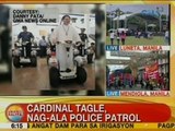 UB: Cardinal Tagle, nag-ala police patrol sa MPD