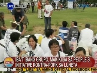 UB: Iba't ibang grupo, makikiisa sa people's initiative vs. pork sa Luneta