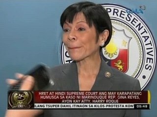 24 Oras: Atty. Roque: HRET at hindi SC ang may karapatang humusga sa kaso ni Rep. Regina Reyes