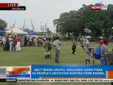 NTG: Iba't ibang grupo, nagsama-sama para sa people's initiative vs. pork barrel