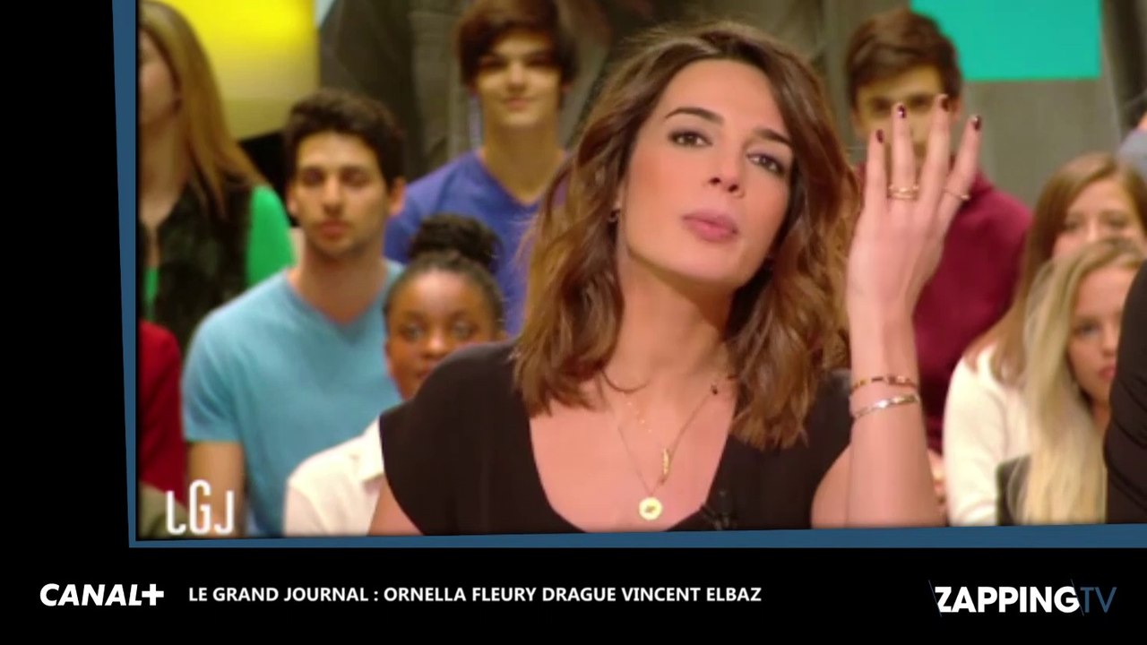 Le Grand Journal : Ornella Fleury, la miss météo, drague lourdement Vincent Elbaz (Vidéo)