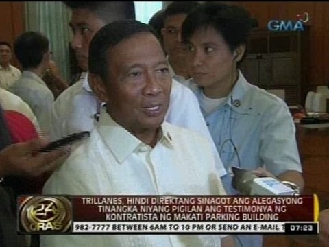 24 Oras: Trillanes at VP Binay, tuloy ang batuhan ng akusasyon tungkol sa Makati Parking building