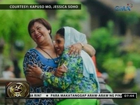 24 Oras: Yayang Pinay, emosyonal nang muling makita ang dating alagang si Rawan
