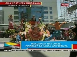 BP: Makukulay na floats, ipinarada sa Kagay-an Festival