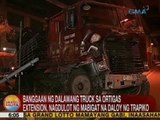 UB: Banggaan ng 2 truck sa Ortigas Extension, nagdulot ng mabigat na daloy ng trapiko