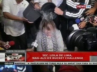 QRT: Sec. Leila de Lima, nag-ALS ice bucket challenge
