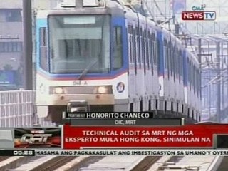 QRT: Technical audit sa MRT ng mga eksperto mula Hong Kong, sinimulan na