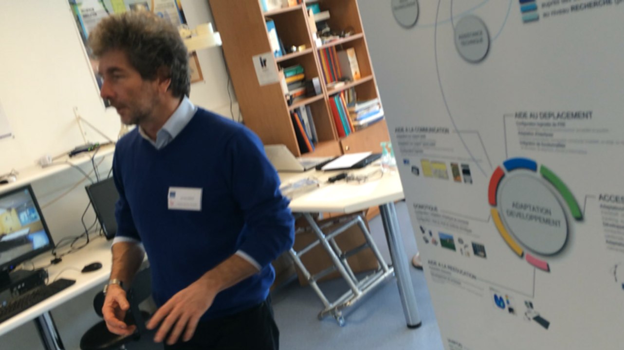 Visite d'Emmanuel Macron au centre Kerpape