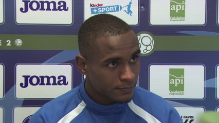 Avant HAC - Gazelec Ajaccio, interview de Steven Fortes