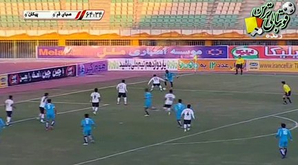 خلاصه بازی صبای‌قم و پیکان