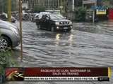 24Oras: Pagbuhos ng ulan, nagpasikip sa daloy ng trapiko