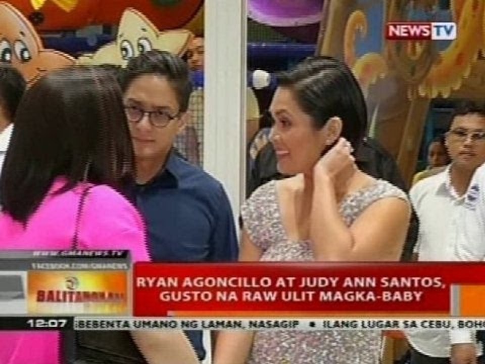 BT: Ryan Agoncillo at Judy Ann Santos, gusto na raw ulit magka-baby