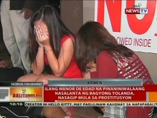 Ilang menor de edad na pinaniniwalaang nasalanta ng Bagyong Yolanda, nasagip mula sa prostitusyon