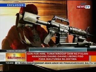 Gun-for-hire, tumatanggap daw ng P10,000 hanggang daang-daang libong piso para magtumba ng biktima
