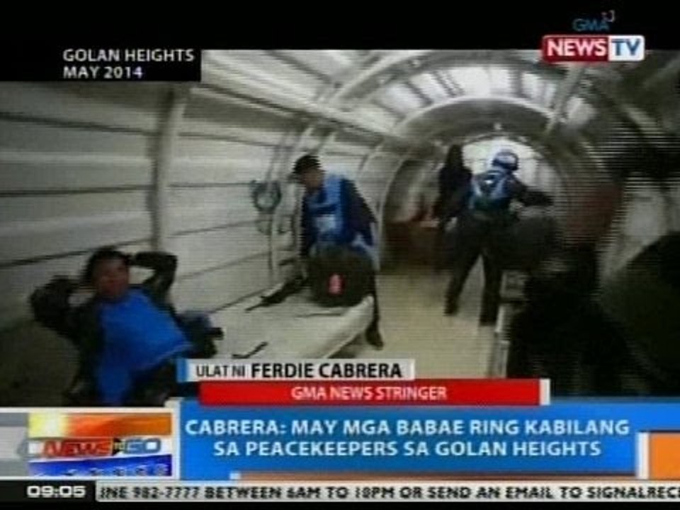 NTG: Pinoy peacekeepers: Halos araw-araw ang kaguluhan sa Golan Heights