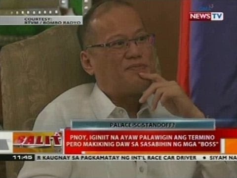 PNoy, iginiit na ayaw palawigin ang termino pero makikinig daw sa sasabihin ng mga 'boss'